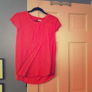 Orange J Crew Top